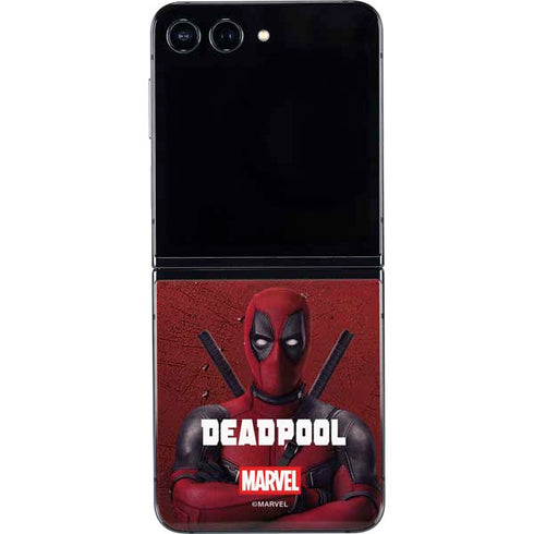 Marvel Deadpool Legacy Deadpool Red Poster Galaxy Z Flip5 5G Skin